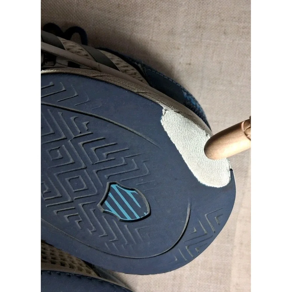 K-Swiss Men's Size 9‎ Pickleball Express Light Court Shoes White/Blue Sneakers